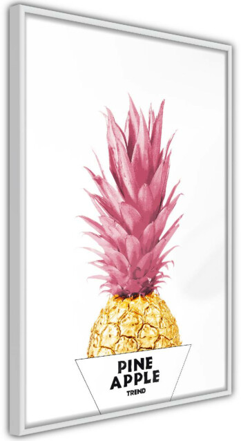 Juliste Artgeist Golden Pineapple kehyksillä eri kokoja