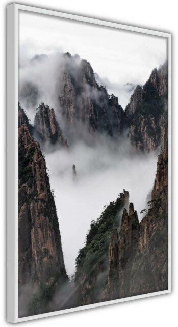 Juliste Artgeist Fog Over Huang Shan, kehyskartongilla, kehyksillä, eri kokoja