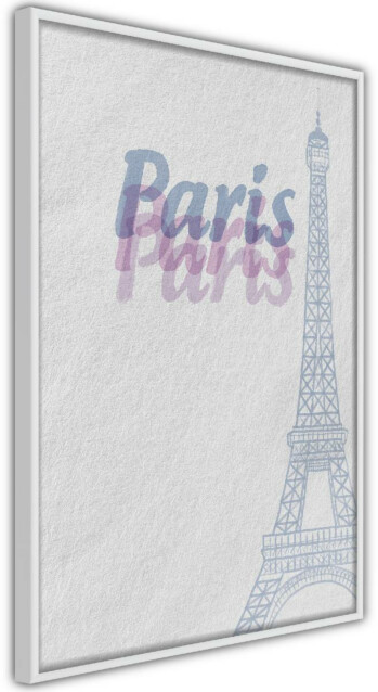 Juliste Artgeist Paris in Watercolours kehyksillä eri kokoja