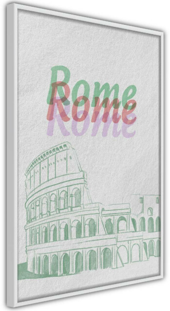 Juliste Artgeist Rome in Watercolours kehyksillä eri kokoja