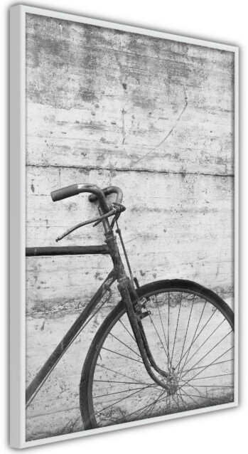 Juliste Artgeist Bicycle And Concrete, kehyskartongilla, kehyksillä, eri kokoja