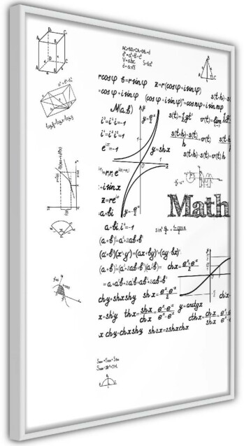 Juliste Artgeist Math kehyksillä eri kokoja