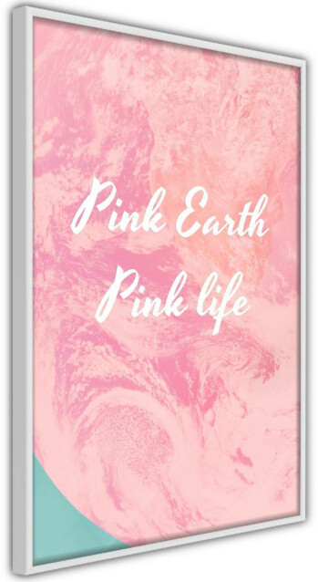 Juliste Artgeist Pink Earth Pink Life kehyksillä eri kokoja