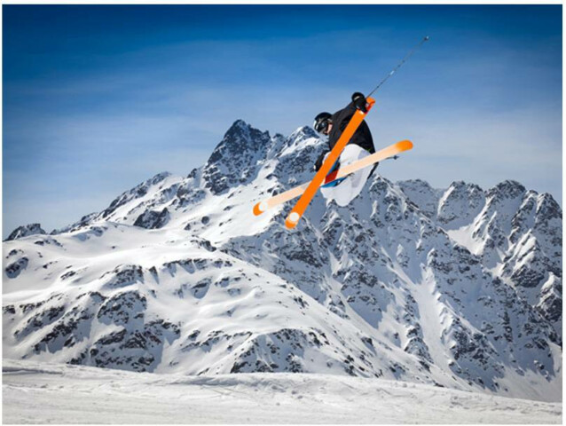 Kuvatapetti Artgeist Mountain ski eri kokoja