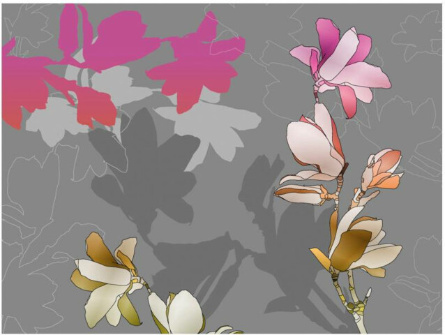 Kuvatapetti Artgeist Pastel magnolias eri kokoja