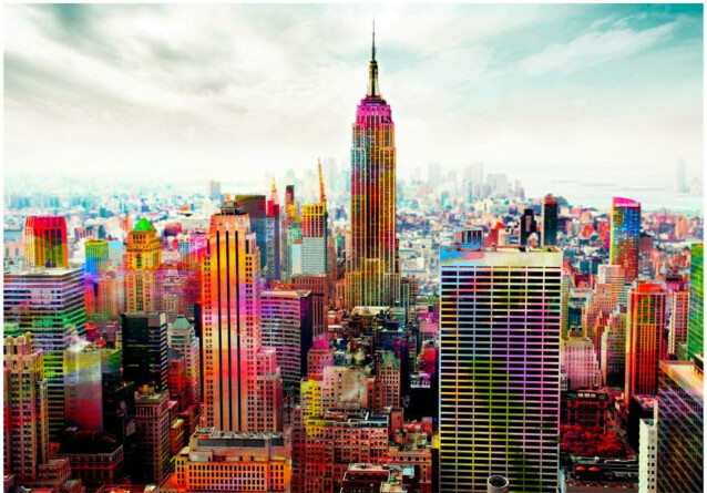 Kuvatapetti Artgeist Colors of New York City eri kokoja