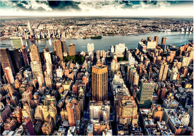 Kuvatapetti Artgeist Bird's Eye View of New York eri kokoja
