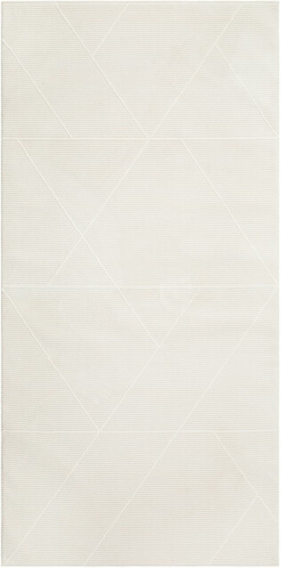 Käytävämatto Benina Palermo Lines, 80x200cm, valkoinen