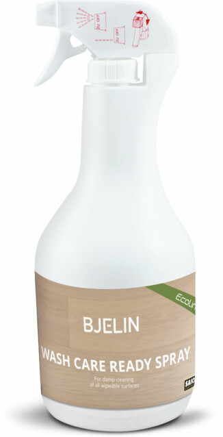 Puhdistusaine Bjelin Ecoline Wash Care Spray, käyttövalmis suihke, 1l