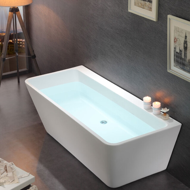 Kylpyamme Bathlife Andrum, 1650x790 mm, akryyli, valkoinen