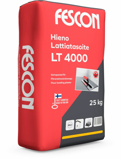 Hieno lattiatasoite Fescon LT 4000 20 kg