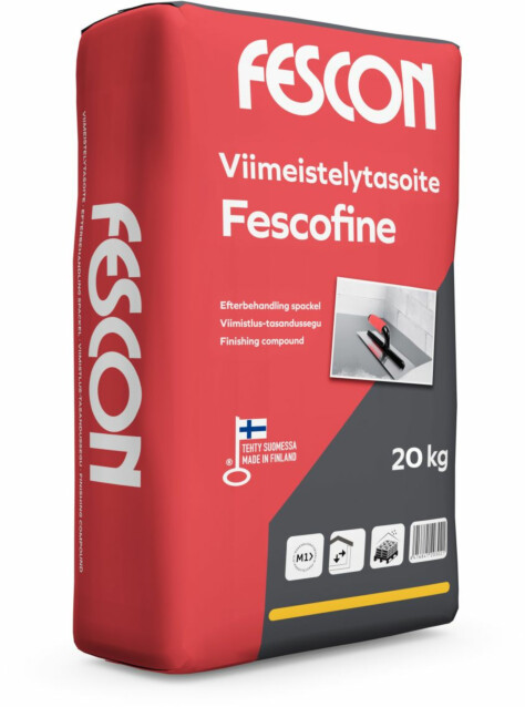 Viimeistelytasoite Fescon Fescofine 20kg