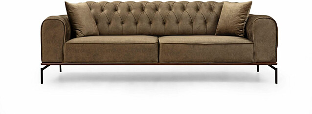 Sohva Linento Furniture Siesta Capitone 3-istuttava eri värejä