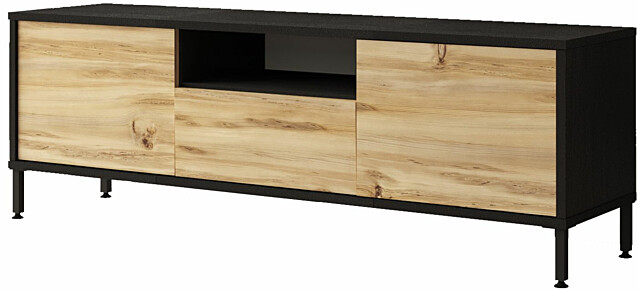 TV-taso Linento Furniture LV2 puukuosi ruskea