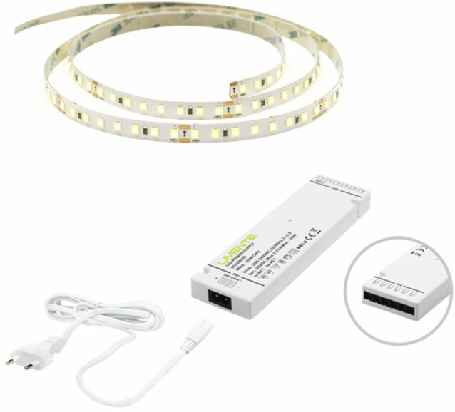 LED-valonauha + virtalähde Limente KIT-PROLITE, 5m