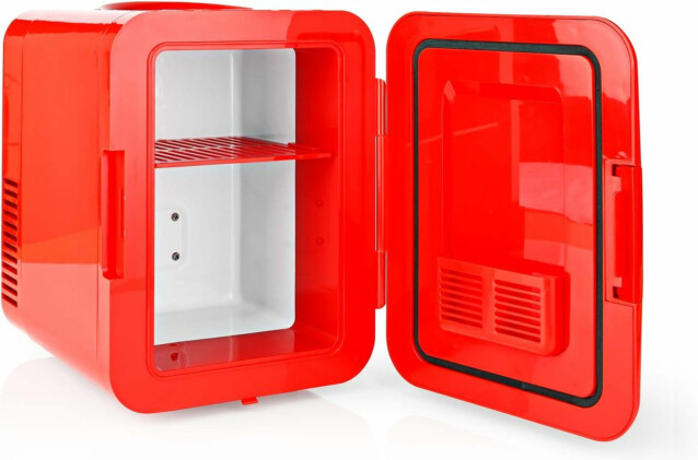 Nedis KAFR120CRD - Mini frigo portable 50W/230V rouge