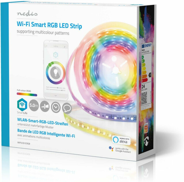 Nedis WiFi LED Strip RGB 5M (WIFILS50CRGBW)