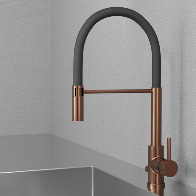 Keittiöhana Scandtap Steel Pro Amber D