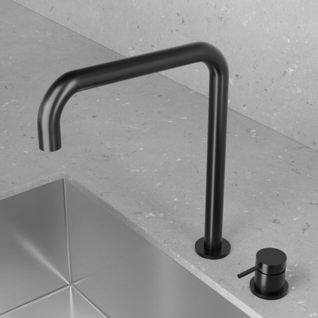 Keittiöhana Scandtap Steel Harmonized K2 Square Shadow, musta