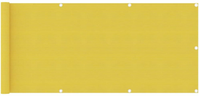 Parvekkeen suoja keltainen 75x400 cm hdpe_1