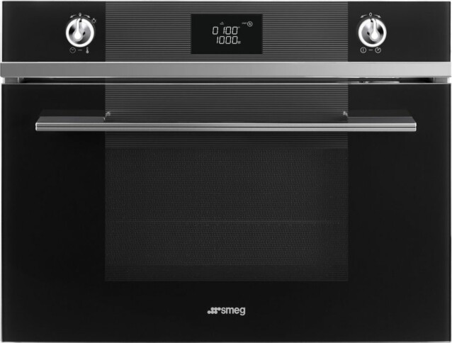 Yhdistelmämikroaaltouuni Smeg SF4102MCN 60cm musta