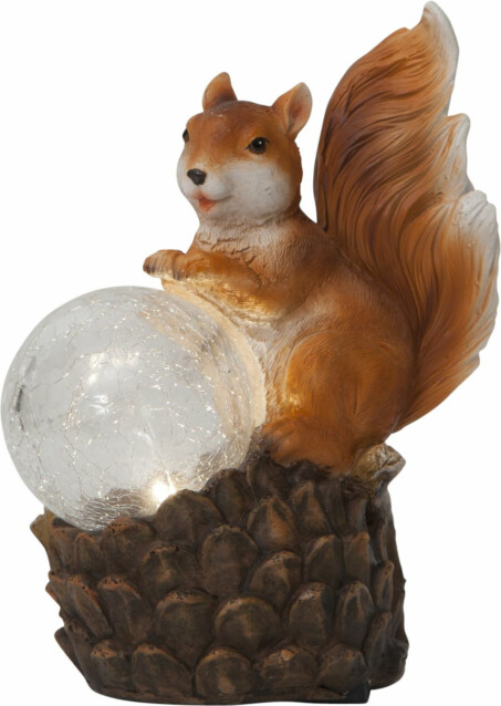 Aurinkokennokoristevalaisin Star Trading Squirrel