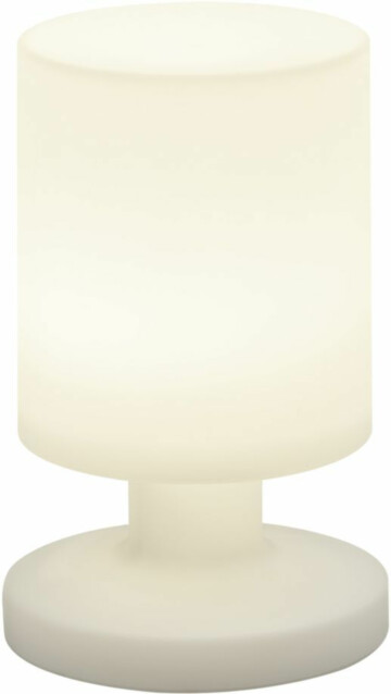 LED-pöytävalaisin Trio Lora, Ø 130x205 mm, valkoinen