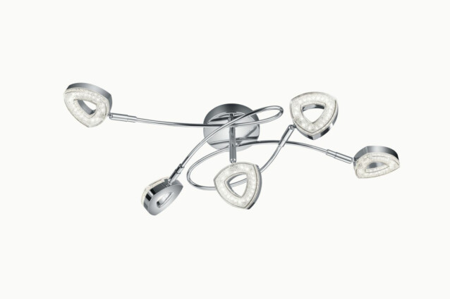 LED-kattovalaisin Trio Tours, 540x170x200mm, kromi