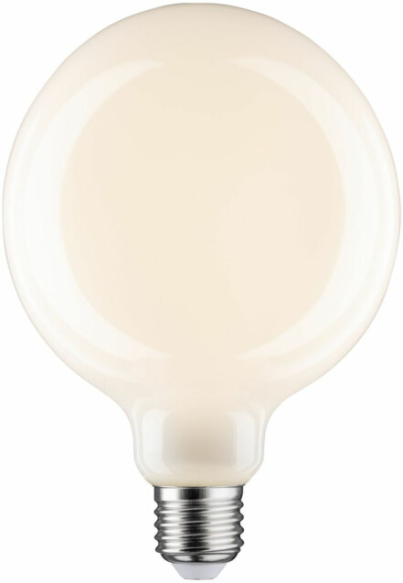 LED-filamenttilamppu Paulmann Globe, G125, E27, 1055lm, 9W, 2700K, himmennettävä, opaali