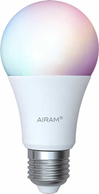 Vakiolamppu Airam SmartHome, 11W, E27, 1055lm, 2700-6500K, RGB/TW, opaali