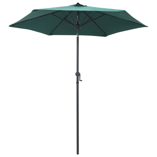 Aurinkovarjo 200x211 cm alumiini vihreä