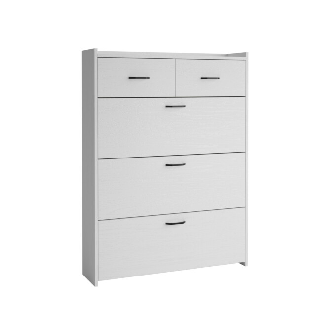 Kenkäkaappi Linento Furniture FRN-12044, valkoinen