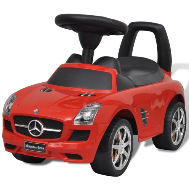 Lasten leikkiauto Mercedes Benz punainen