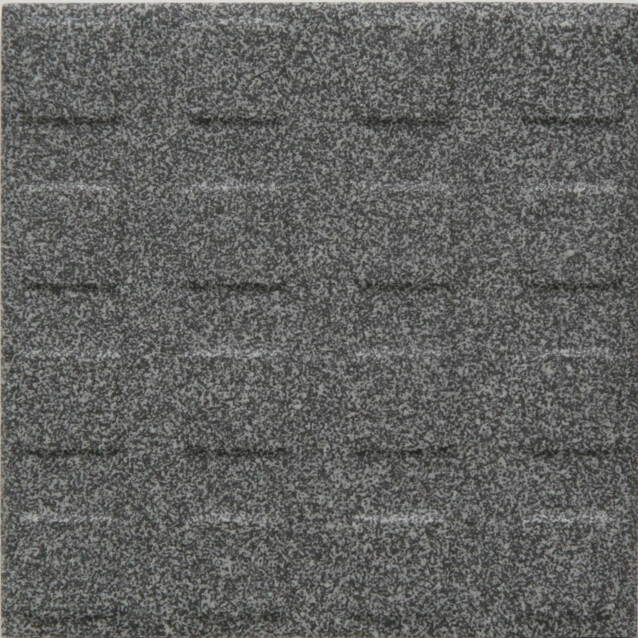 Lattialaatta Pukkila Natura Speckled Black-White himmeä struktuuri neliönasta 96x96 mm
