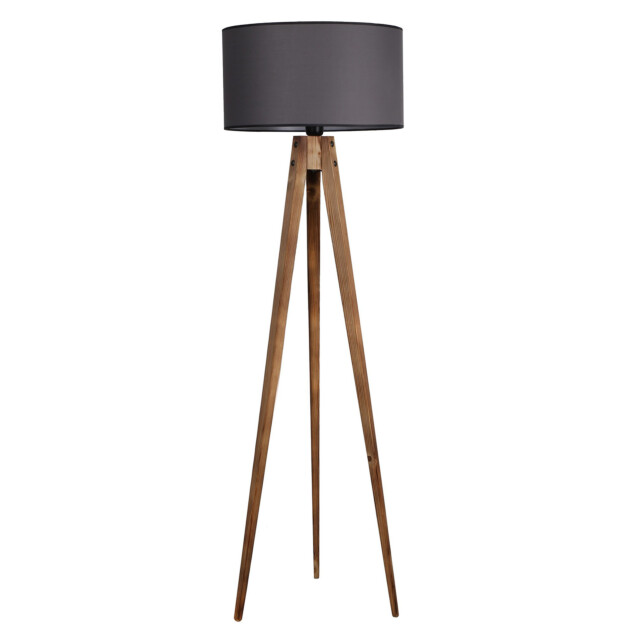 Lattiavalaisin Linento Furniture Tripod, ruskea/harmaa