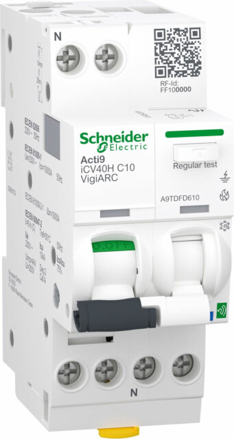 Schneider Electric valokaarivikavirtasuojakatkaisija Acti9 iCV40N VigiARC