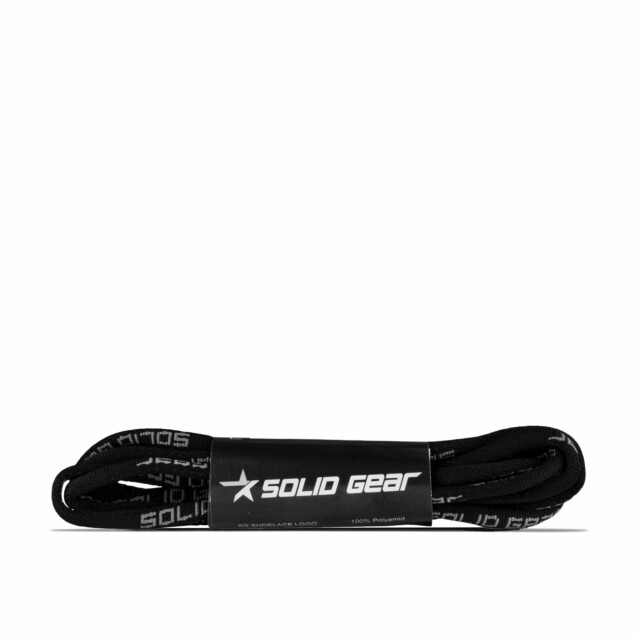 Kengännauhat Solid Gear 20008 musta koko 180 cm