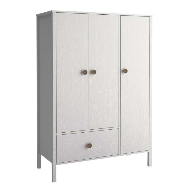 Vaatekaappi Linento Furniture FRN-10052, valkoinen